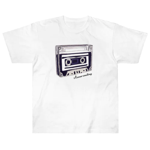 インディーズディストロ「Never-Ending MUSIC」グッズ Heavyweight T-Shirt