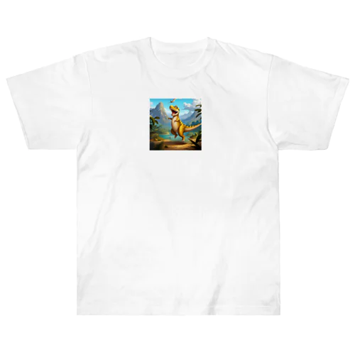 古代の巨大生物たち Heavyweight T-Shirt