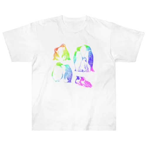 カラフルペンギン ヘビーウェイトTシャツ