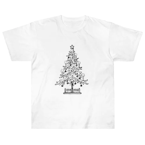 クリスマスツリー ヘビーウェイトTシャツ