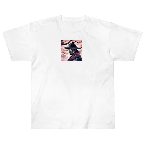 桜とサムライ Heavyweight T-Shirt