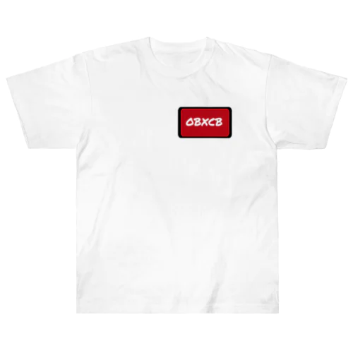 OBXCB- RED X MARVELOUS LOGO T-SHIRT ヘビーウェイトTシャツ