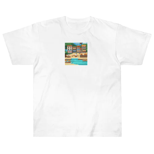 海のリゾート Heavyweight T-Shirt