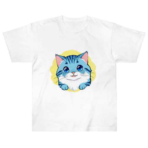 ねこのふわふわ ヘビーウェイトTシャツ