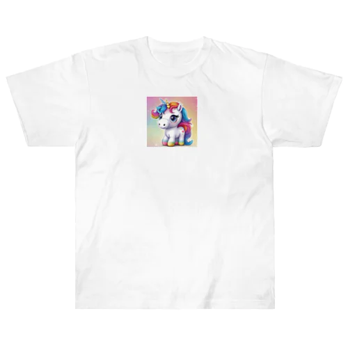 つぶらなユニちゃん Heavyweight T-Shirt