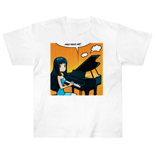 音楽の魔法 Heavyweight T-Shirt