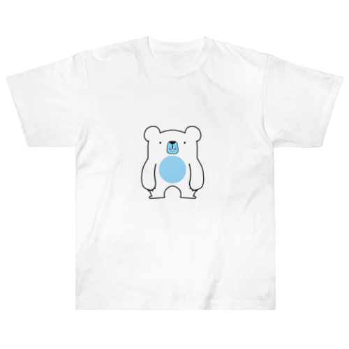 【ぱけぐっず。】しろくまくん Heavyweight T-Shirt