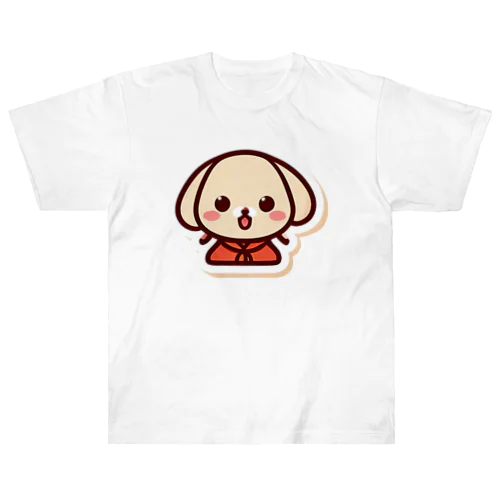 毎日の疲れを癒す！かわいい犬グッズ ヘビーウェイトTシャツ