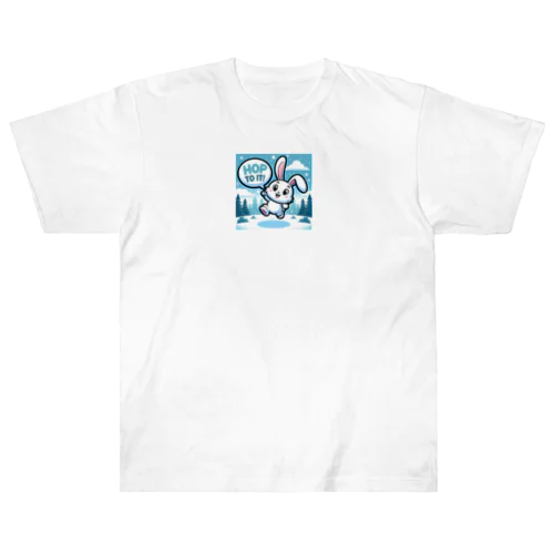 ポンポンウサギ Heavyweight T-Shirt