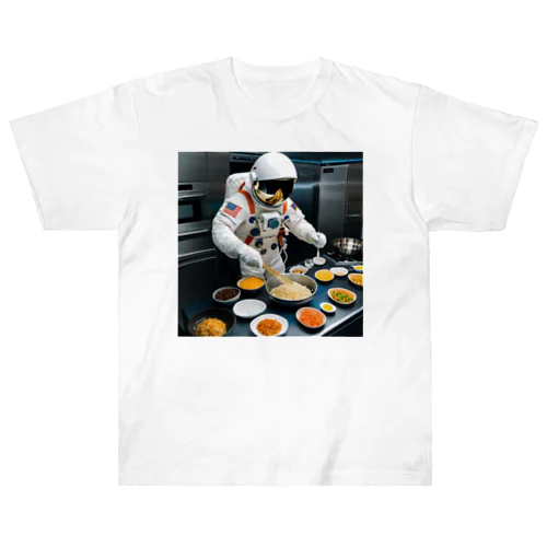 スペースクッキング炒飯編 ヘビーウェイトTシャツ