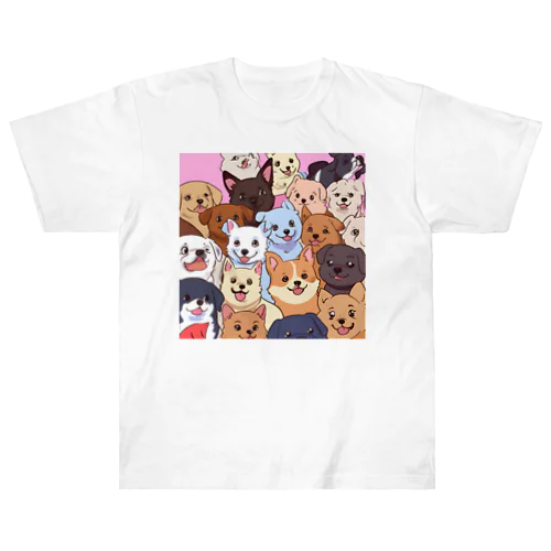 癒しのわんちゃん Heavyweight T-Shirt