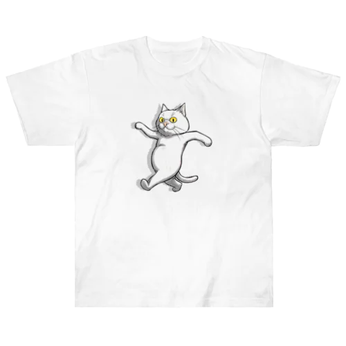 さんぽねこ Heavyweight T-Shirt