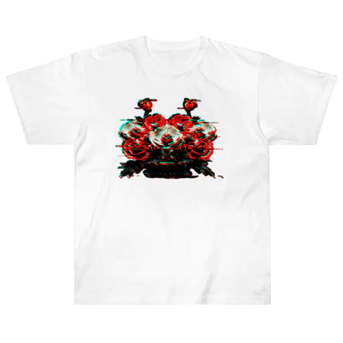 POPPY_GLITCH ヘビーウェイトTシャツ