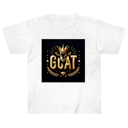 greatest of all time（山羊） Heavyweight T-Shirt