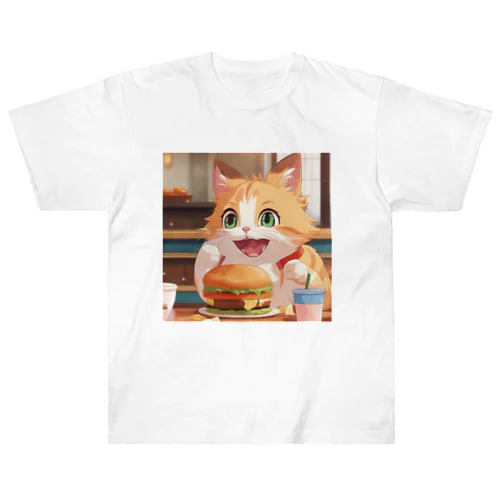 猫ちゃんグッズ Heavyweight T-Shirt