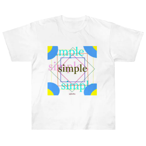 simple8 ヘビーウェイトTシャツ