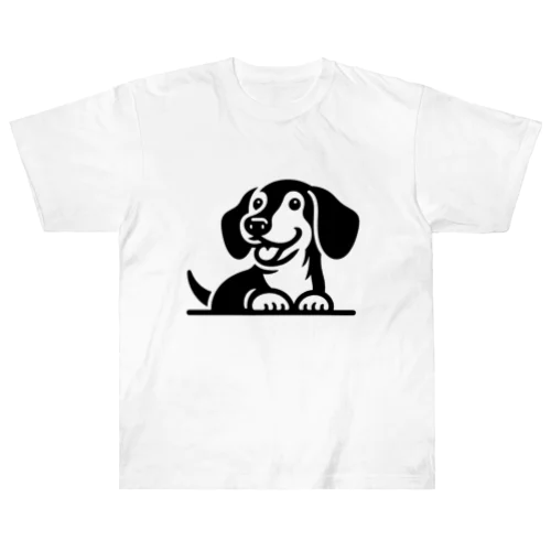 KAWAIIダックスフンド009 Heavyweight T-Shirt