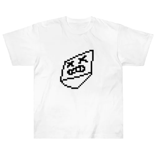 BitterCheeseDomainロゴ(黒色) ヘビーウェイトTシャツ