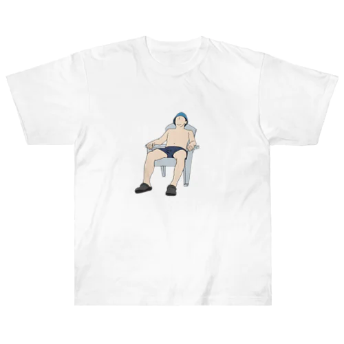 SAUNA〜外気浴の男〜整う Heavyweight T-Shirt