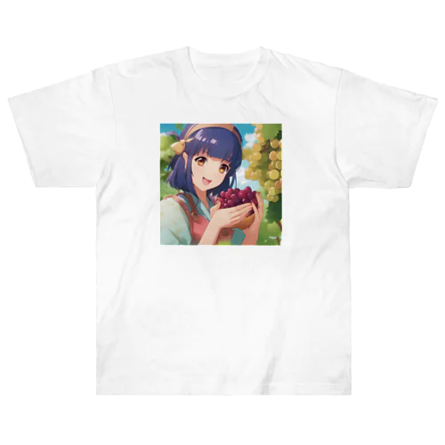 ぶどう娘　みお ヘビーウェイトTシャツ