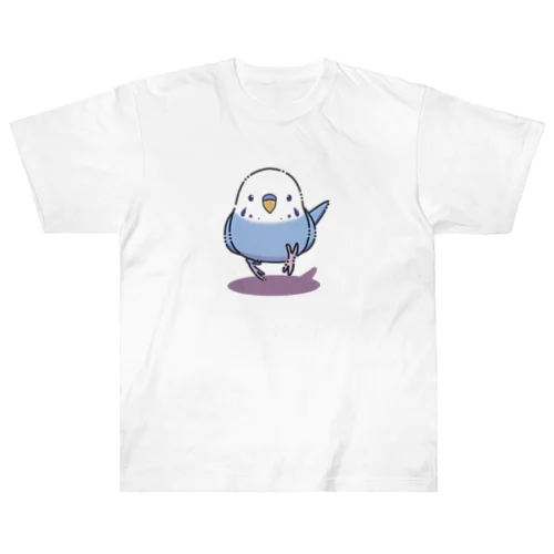 インコ走る Heavyweight T-Shirt