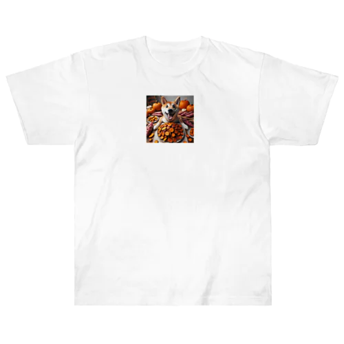 焼き芋美味しいわん！ ヘビーウェイトTシャツ