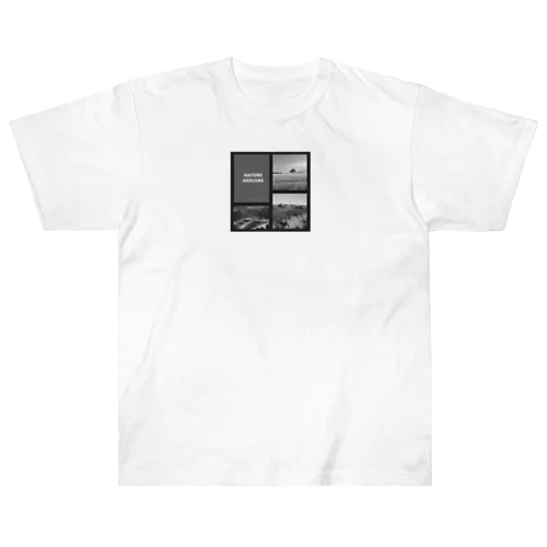 monochrome-モノクロ- ヘビーウェイトTシャツ