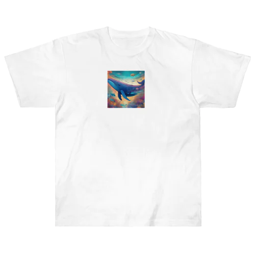 クジラさん ヘビーウェイトTシャツ