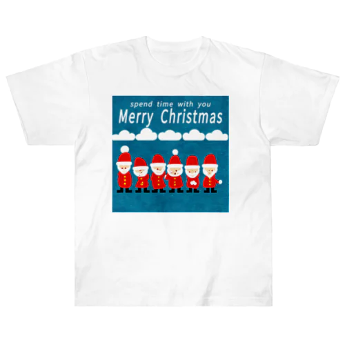 あなたと過ごすクリスマス　spend christmas with you ヘビーウェイトTシャツ