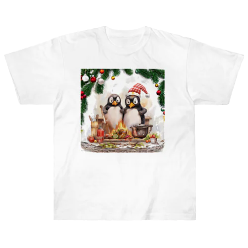 ペンギン七面鳥 Heavyweight T-Shirt