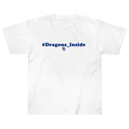 【値下げ】#Dragons_Inside ロゴグッズ ヘビーウェイトTシャツ