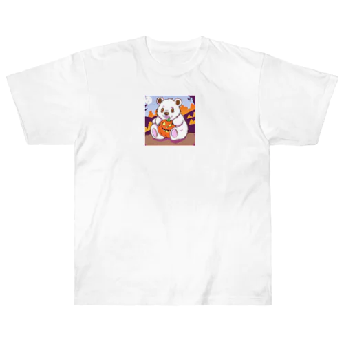 ハロウィンクマちゃん🎃 Heavyweight T-Shirt