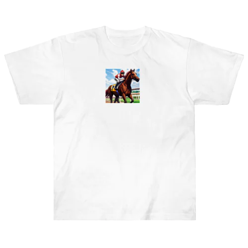 競馬(horse racing) ヘビーウェイトTシャツ