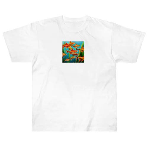 イワシテトラ（Rasbora） ヘビーウェイトTシャツ