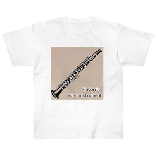 Favorite wind instrument ～Oboe～ ヘビーウェイトTシャツ