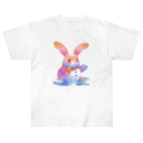 雪うさぎちゃんグッズ Heavyweight T-Shirt