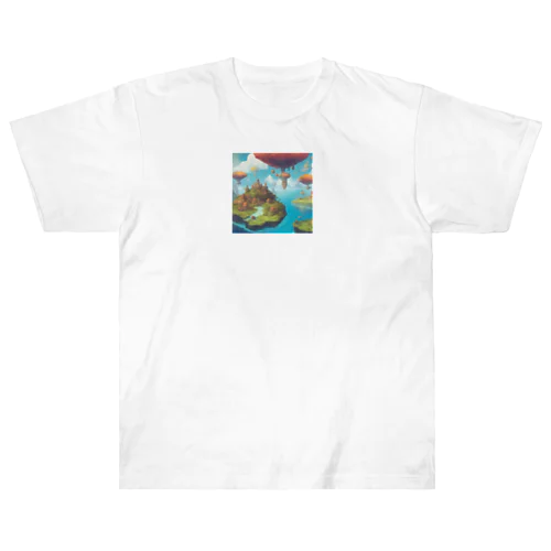  幻想の浮遊アイランド コレクション（Fantastical Levitating Islands Collection） ヘビーウェイトTシャツ