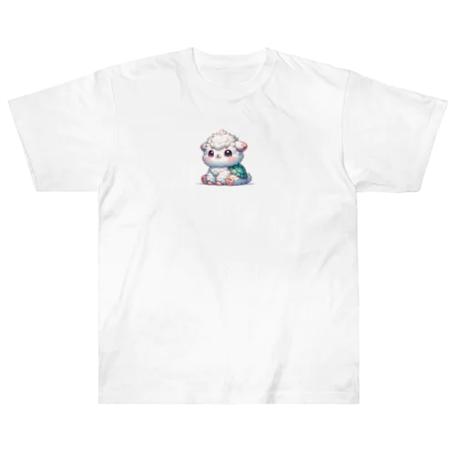 かわいいキャラ ヘビーウェイトTシャツ