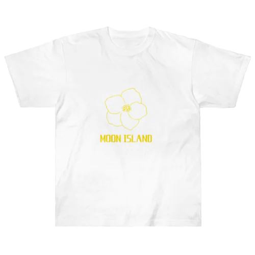 MOON ISLAND No.4 flower ヘビーウェイトTシャツ