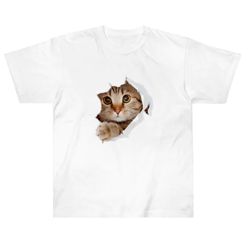 可愛い猫グッズ Heavyweight T-Shirt