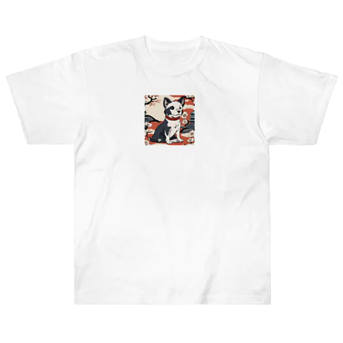 絵巻の犬小町 Heavyweight T-Shirt