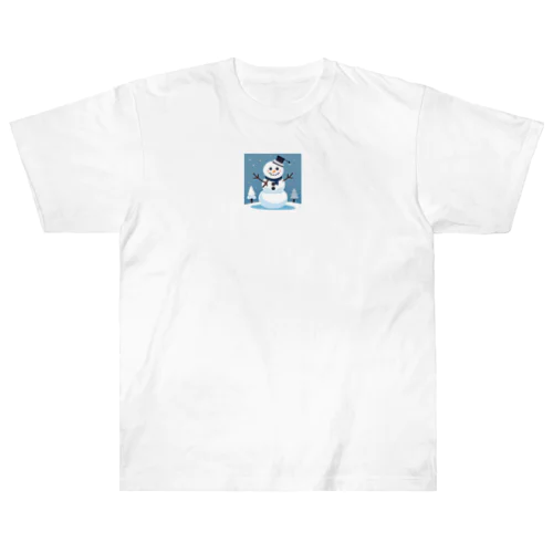 ゆきだるまくん Heavyweight T-Shirt