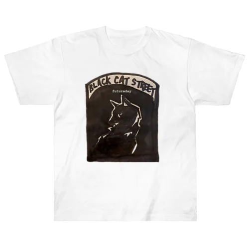 BLACK CAT STREET ヘビーウェイトTシャツ