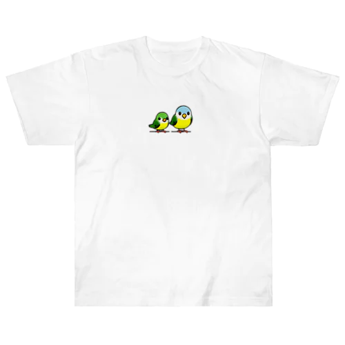 2羽の小鳥 Heavyweight T-Shirt