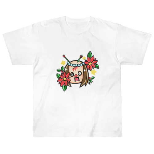 おちむしゃ Xmas ver Heavyweight T-Shirt