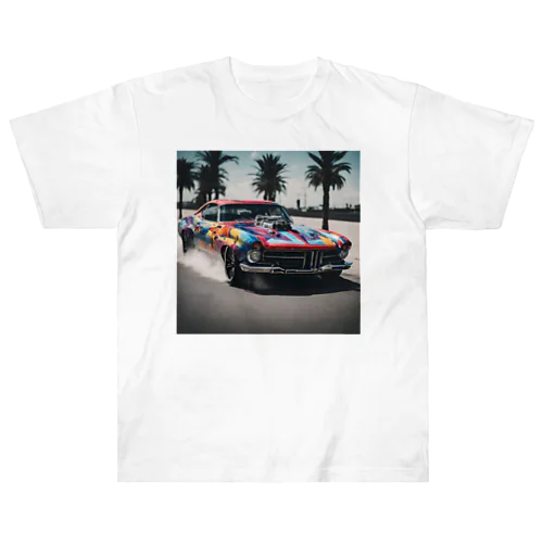 外車　かっこいい ヘビーウェイトTシャツ