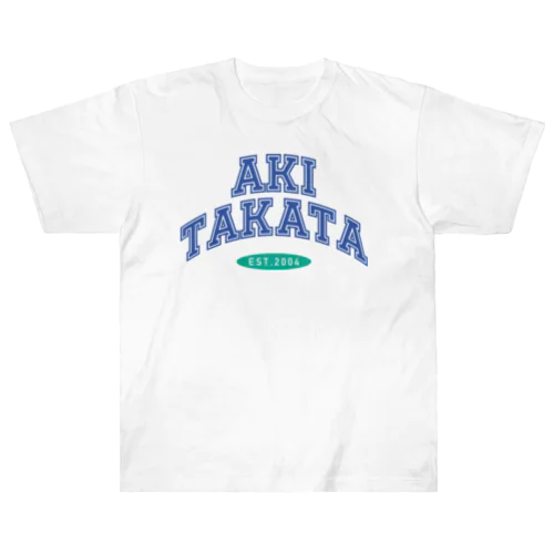 自治体 古着スウェット風　AKITAKATA イエロー ヘビーウェイトTシャツ