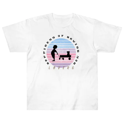 kidsと散歩🐾 ヘビーウェイトTシャツ