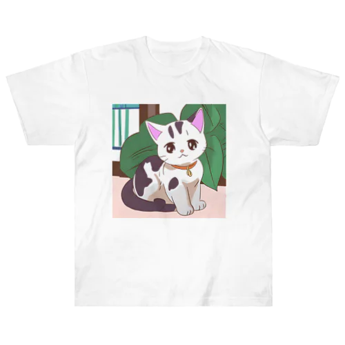 ふわにゃんこ Heavyweight T-Shirt