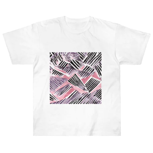 オシャレな幾何学模様アート Heavyweight T-Shirt